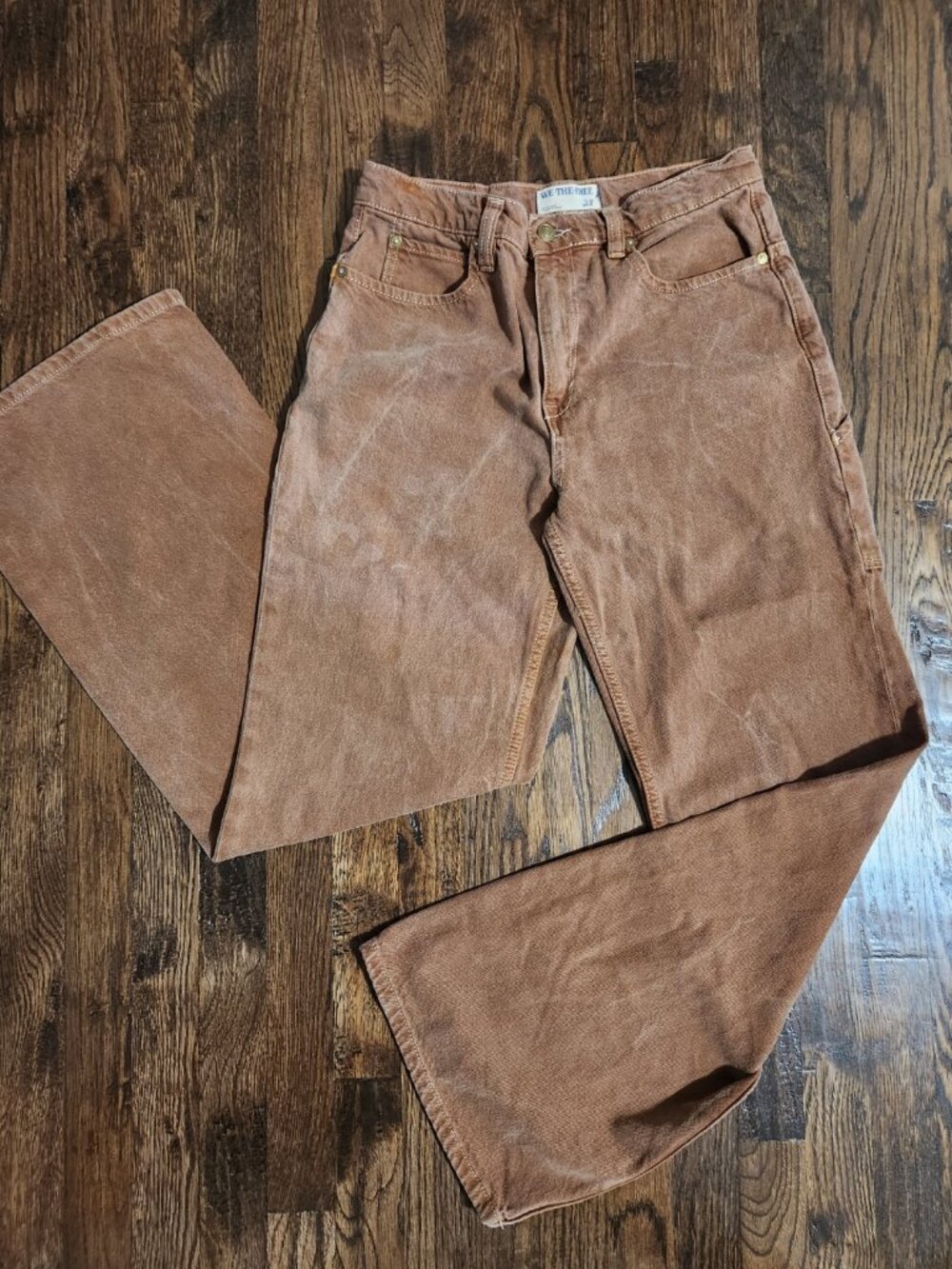 We The Free High-Rise Jeans in Brown